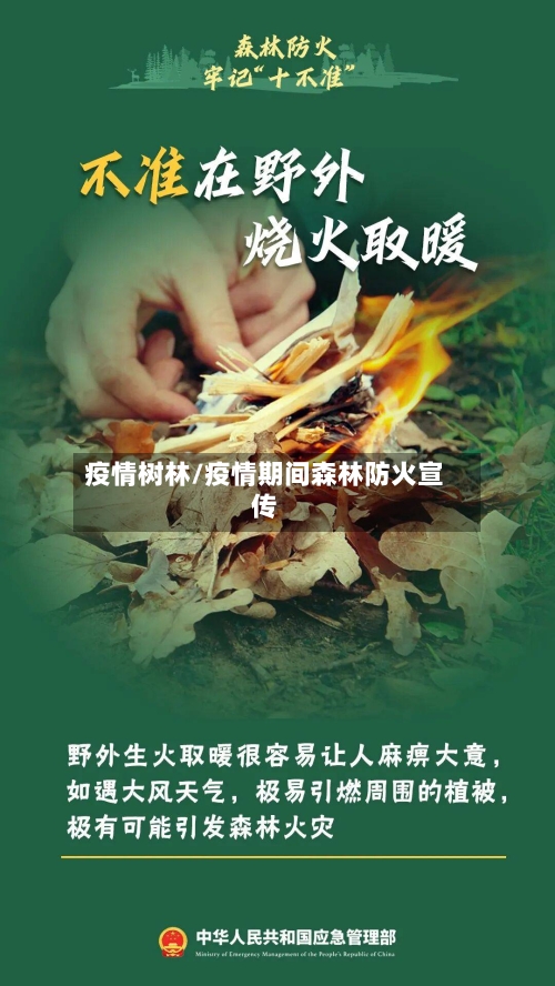 疫情树林/疫情期间森林防火宣传
