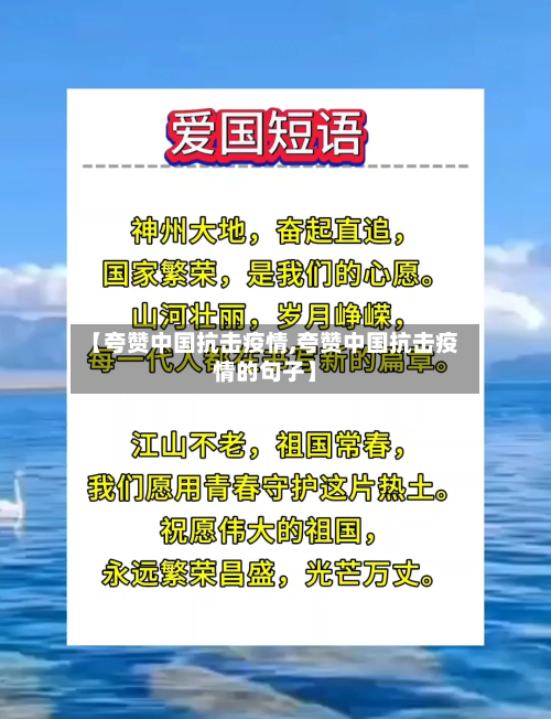 【夸赞中国抗击疫情,夸赞中国抗击疫情的句子】-第3张图片