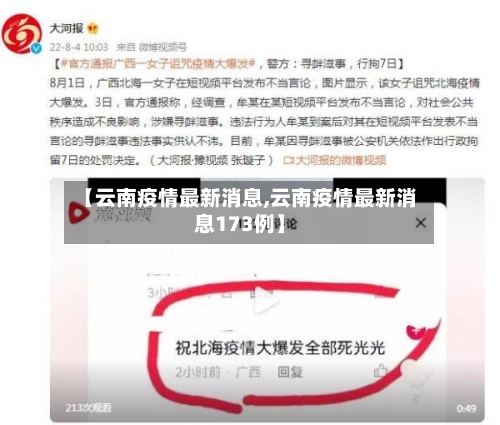 【云南疫情最新消息,云南疫情最新消息173例】-第2张图片