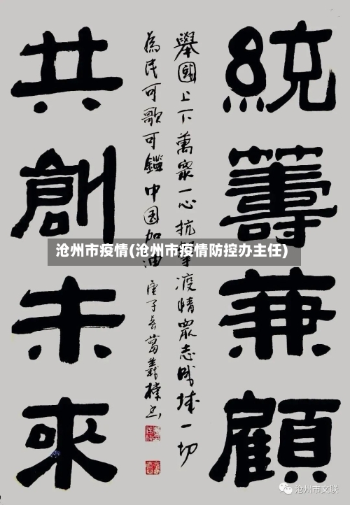 沧州市疫情(沧州市疫情防控办主任)