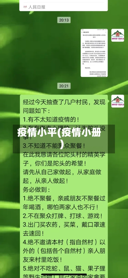 疫情小平(疫情小册)