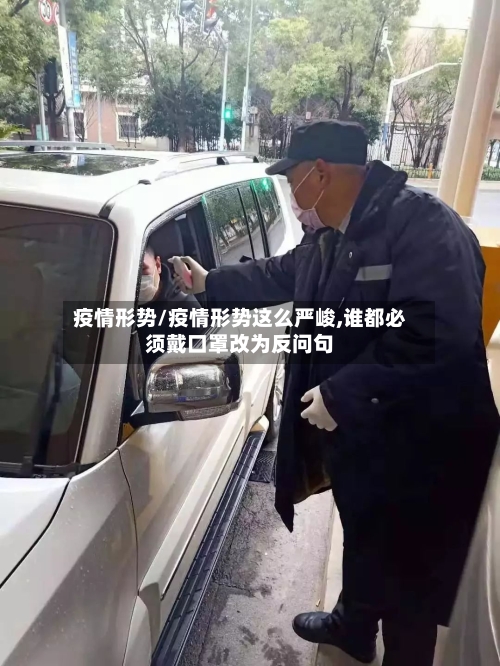 疫情形势/疫情形势这么严峻,谁都必须戴口罩改为反问句