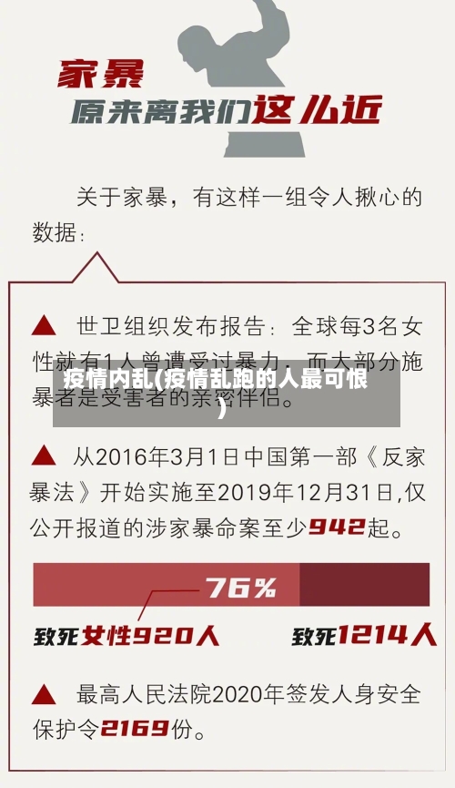 疫情内乱(疫情乱跑的人最可恨)