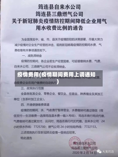 疫情费用(疫情期间费用上调通知)
