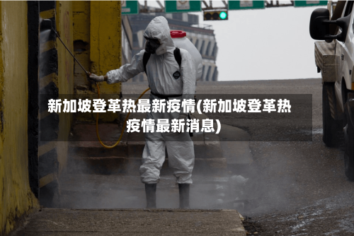 新加坡登革热最新疫情(新加坡登革热疫情最新消息)-第2张图片