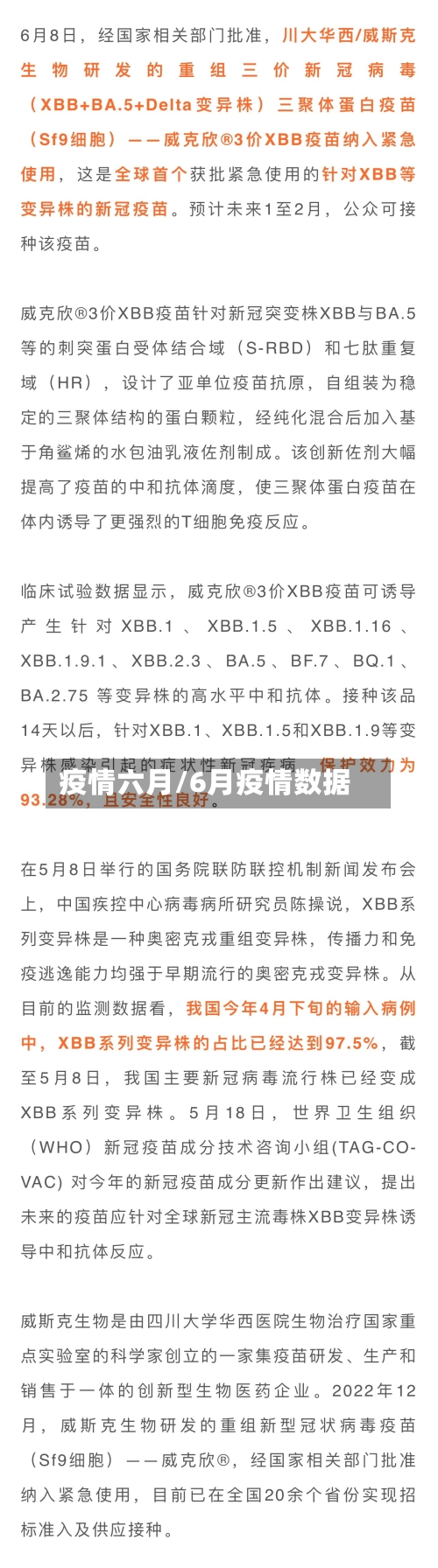 疫情六月/6月疫情数据-第2张图片