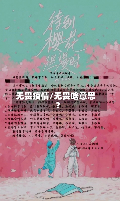 无畏疫情/无畏啥意思?-第2张图片