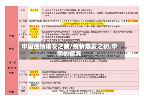 中国疫情爆发之前/疫情爆发之初,中国的情况-第2张图片