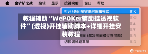 教程辅助“WePOKer辅助挂透视软件”(透视)开挂辅助脚本+详细开挂安装教程-第2张图片